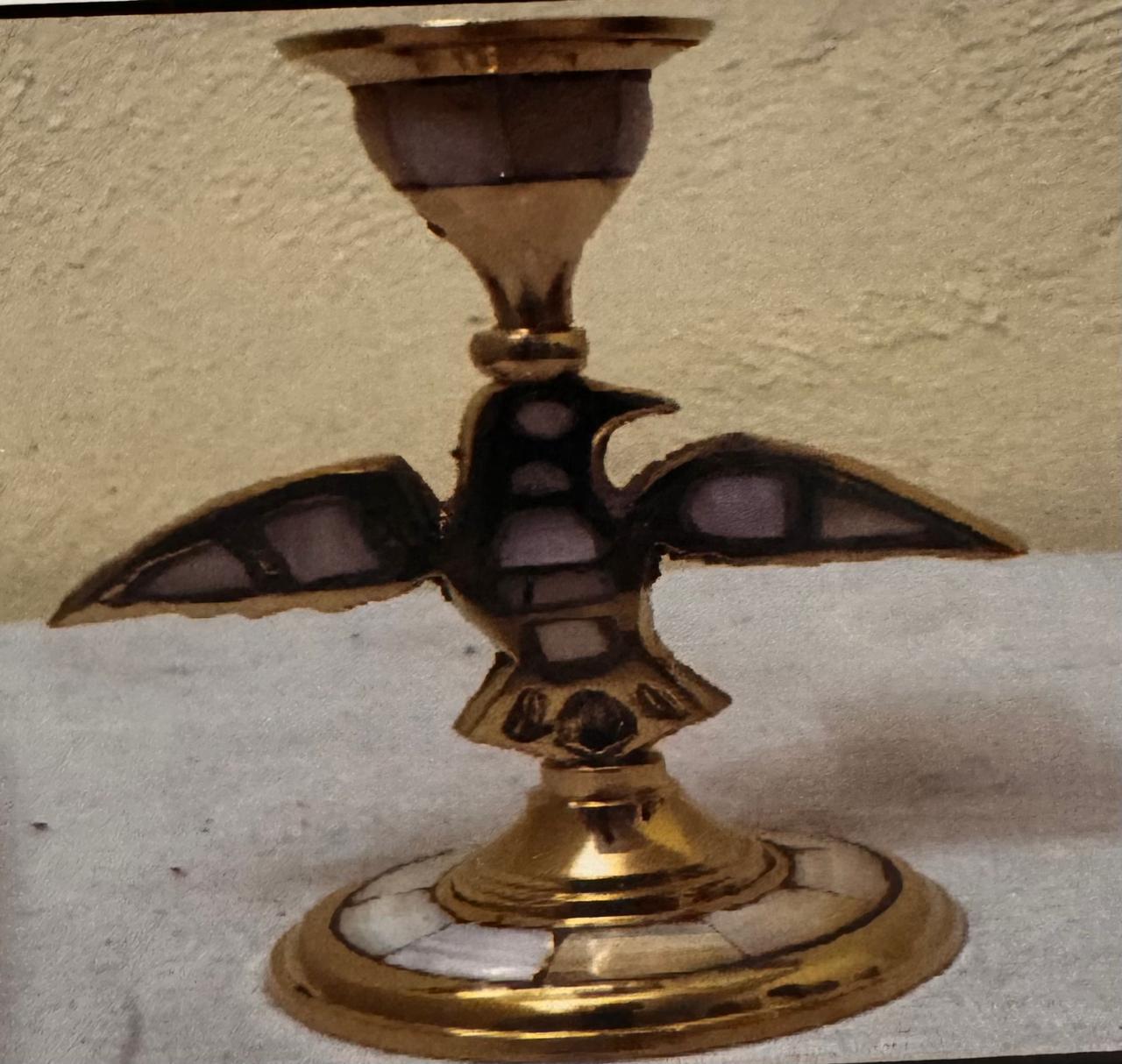Brass Mop Candle stand